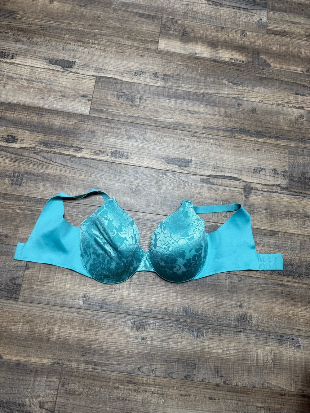 Soma Teal Lace Push-Up Wire Bra Women's 36DD